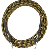 FENDER Professional Series Instrument Cable Straight/Straight 18.6' Woodland Camo