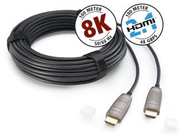 In-Akustik Profi HDMI 2.1 Optical Fiber Cable 8K 48Gbps 8.0m #009245008