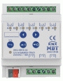 MDT technologies AKU-0816.02 KNX/EIB 8/4x канальный универсальный, 230В, 16A/100мкф, функция жалюзи, до 8 сцен, логические функции, ручное управление, LED индикация, на DIN рейку, 4TE