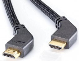 Eagle Cable DELUXE High Speed HDMI Eth. angled 1,6 m, 10011016