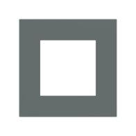 Ekinex Квадратная плата Fenix NTM, EK-SQG-FVC,  серия Surface,  окно 55х55,  цвет - Зеленый Коммодор