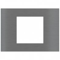 Ekinex Прямоугольная металлическая плата, EK-SRS-GBS,  серия Surface,  окно 60х60,  отделка - матовый титан