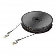 In-Akustik Exzellenz Profi HDMI2.0 optical fiber cable 18Gbps, Typ D>A, 100.0 m, 0092431100