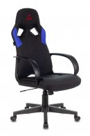 Zombie RUNNER BLUE (Game chair RUNNER black/blue textile/eco.leather cross plastic)