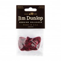 Dunlop 483P09HV Celluloid Red Pearloid Heavy (12 шт)