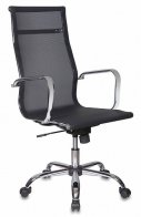 Бюрократ CH-993/M01 (Office chair CH-993 black M01 gauze cross metal хром)