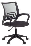 Бюрократ CH-695NLT/BLACK (Office chair CH-695NLT black TW-01 seatblack TW-11 mesh/fabric cross plastic)