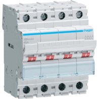 Hager SBN440 4P, Ie=40A 400В 50/60Гц, AC22A, Ui=500В, ширина 4M