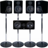 MJ Acoustics XENO 5.1 System MK2 black lacquer