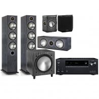 Onkyo TX-NR686 black + Monitor Audio Bronze 6 + Bronze Centre + Bronze FX + Bronze W10 black oak