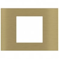 Ekinex Прямоугольная металлическая плата, EK-SRS-GBB,  серия Surface,  окно 60х60,  отделка - латунь