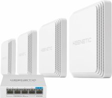 Keenetic Orbiter Pro 4-Pack + PoE+ switch 5 bundle