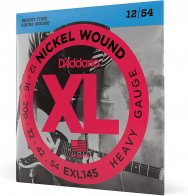 D'Addario EXL145 NICKEL WOUND, HEAVY, PLAIN 3RD 12-54.
