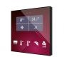 Zennio ZVI-FD KNX Flat Display, ЖК дисплей 1,8’’, до 8 элементов индикации, 5 многоф. сенсорных кнопок, 2хAI/DI, термостат, датчик температуры, датчик приближения, пластик. рамка, 81х81х9мм, в уст. коробку,