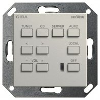 Revox M218 GIRA System 55 (под алюминий)