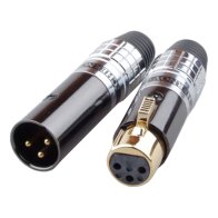 Tchernov Cable XLR Plug Classic V2 Male female pair white