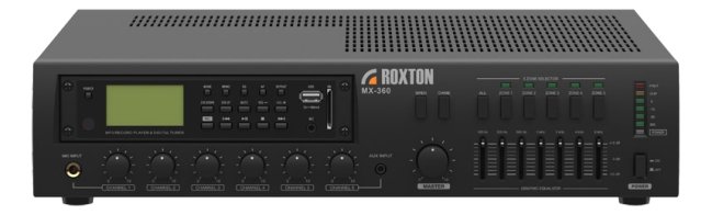 Roxton MX-360 (360Вт. 3мик+3ун выхода. 5 зон)