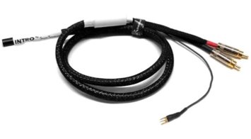 Black Rhodium INTRO Tone Arm Cable DIN-RCA Black 1.2 m