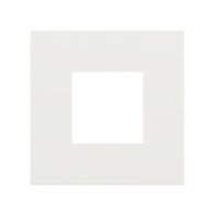 Ekinex Квадратная плата Fenix NTM, EK-SQP-FBM,  серия Surface,  окно 45х45,  цвет - Белый Мале