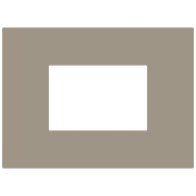 Ekinex Прямоугольная плата Fenix NTM, EK-SRG-FCO,  серия Surface,  окно 68х45,  цвет - Коричневый Оттава