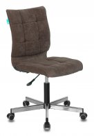 Бюрократ CH-330M/LT-10 (Office chair CH-330M dark brown Light-10 cross metal хром)