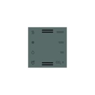 Ekinex Накладка мультисенсора, EK-T1Q-FVC-ET2,  материал - Fenix NTM,  цвет - Зеленый Коммодор