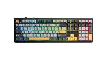 AULA F108 Dark Grey-Light Grey-Yellow Volcanic Switches
