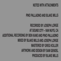 Virgin Music Label & Artist Services Pino Palladino, Blake Mills - Notes With Attachments
