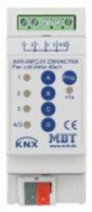 MDT technologies AKK-04FC.03 KNX/EIB 4x канальный компактный, 230В, 16A, режим управления 2/4-х трубными фанкойлами, контроль 3/4-скоростного вентилятора, логические функции, до 8 сцен на канал, функции времени, на DI