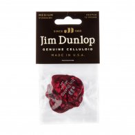 Dunlop 483P09MD Celluloid Red Pearloid Medium (12 шт)