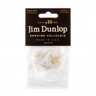 Dunlop 483P04MD Celluloid White Pearloid Medium (12 шт)