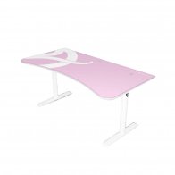 Arozzi Arena Gaming Desk - White-Pink