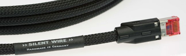 Silent Wire Patch cable Cat. 7+, violet 100m