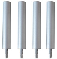 Quadraspire Columns 19, Silver 140мм (4 шт)