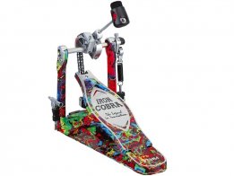 TAMA IRON COBRA HP900PMPR Power Glide Single Pedal, Psychedelic Rainbow