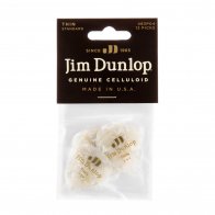 Dunlop 483P04TH Celluloid White Pearloid Thin (12 шт)