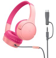 Belkin Wired On-Ear Headphones for Kids Pink
