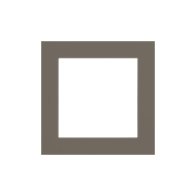 Ekinex Плата квадратная 55х55, EK-PQG-FGL,  материал Fenix NTM,  цвет - Серый Лондон