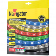 Navigator 14 468 NLS-5050RGBW60-10-IP65-12V14468 (5 м)