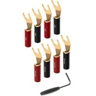 Audioquest SureGrip 100 - Multi-Spade (8 шт, Gold)