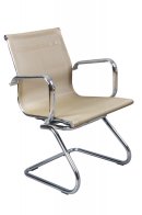 Бюрократ CH-993-LOW-V/GOLD (Office chair CH-993-Low-V gold gauze low back runners metal хром)