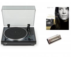 Thorens TD 102 A black + CLEANING VELVET + LP Margriet Sjoerdsma – A Tribute To Eva Cassidy