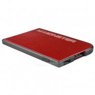 Monster Mobile PowerCard Portable Battery red