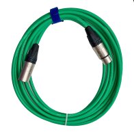 GS-PRO XLR3F-XLR3M Green 6 m