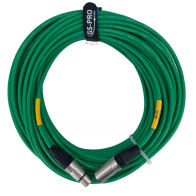 GS-PRO XLR3F-XLR3M Green 20 m