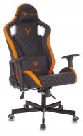 Knight OUTRIDER BO (Game chair Knight Outrider black/orange rombus eco.leather headrest cross metal)