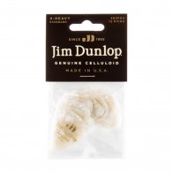 Dunlop 483P04XH Celluloid White Pearloid Extra Heavy (12 шт)