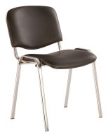 Nowy Styl ISO WIN CHR-13 (CH) RU V14 (Chair ISO WIN black seatblack artificial leather legs metal хром)