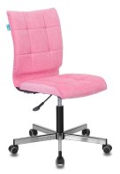 Бюрократ CH-330M/VELV36 (Office chair CH-330M pink Velvet 36 cross metal хром)