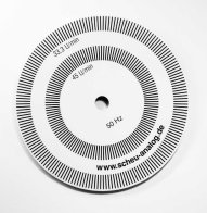 Scheu Analog Stroboscope Disc